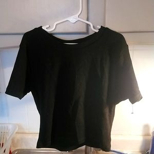 Sz L Black Crop top